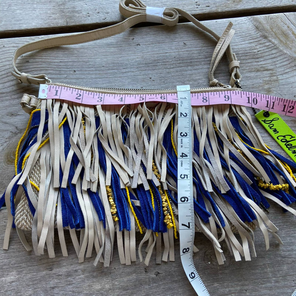 Sam Edelman Claudia Fringe Crossbody Bag Purse NEW - Picture 8 of 8